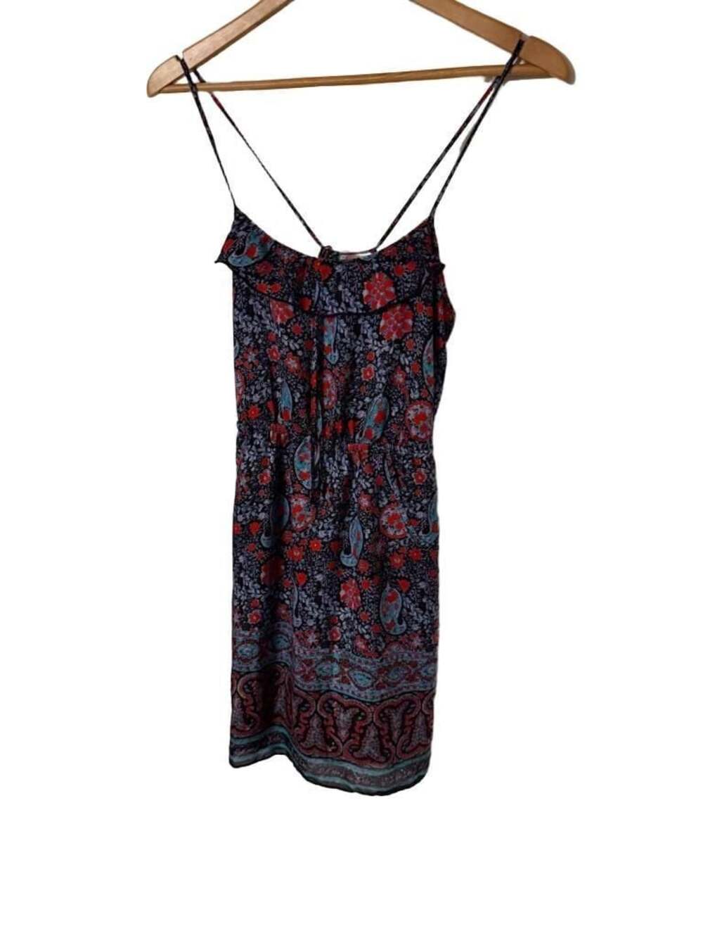 American Eagle Outfitters Sleeveless Paisley Floral Boho Sundress